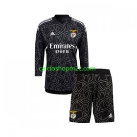 Benfica Portiere Bambino Maglia Trasferta 2022/2023 Manica Lunga (+ Pantaloncini)
